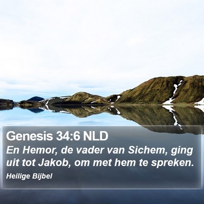 Genesis 34:6 NLD Bible Verse Image