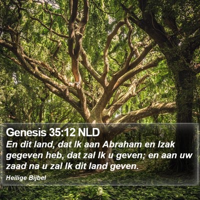 Genesis 35:12 NLD Bible Verse Image