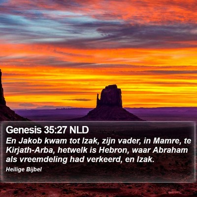 Genesis 35:27 NLD Bible Verse Image