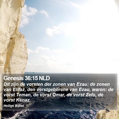 Genesis 36:15 NLD Bible Verse Image
