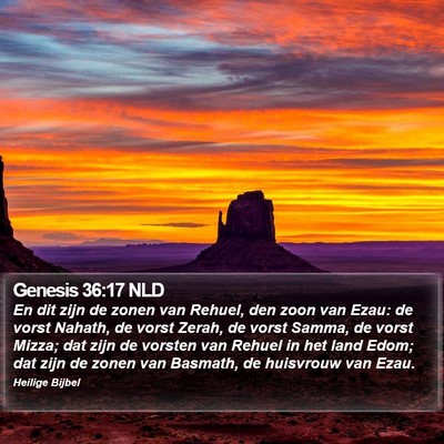 Genesis 36:17 NLD Bible Verse Image