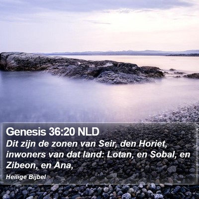 Genesis 36:20 NLD Bible Verse Image