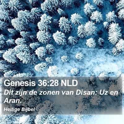 Genesis 36:28 NLD Bible Verse Image