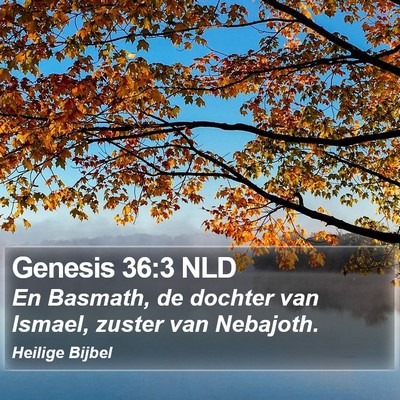 Genesis 36:3 NLD Bible Verse Image