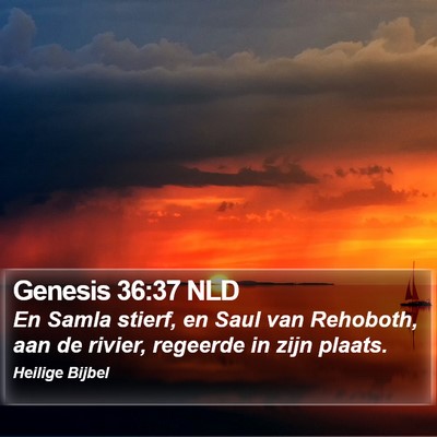 Genesis 36:37 NLD Bible Verse Image