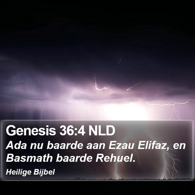 Genesis 36:4 NLD Bible Verse Image
