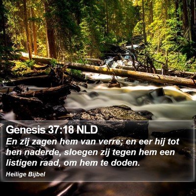 Genesis 37:18 NLD Bible Verse Image