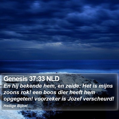 Genesis 37:33 NLD Bible Verse Image