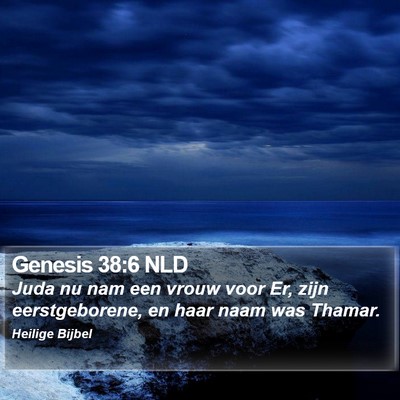 Genesis 38:6 NLD Bible Verse Image