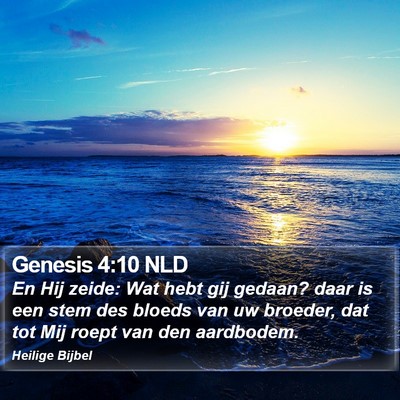 Genesis 4:10 NLD Bible Verse Image