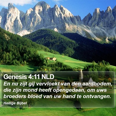 Genesis 4:11 NLD Bible Verse Image