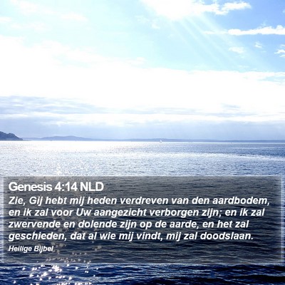 Genesis 4:14 NLD Bible Verse Image