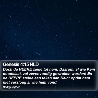Genesis 4:15 NLD Bible Verse Image