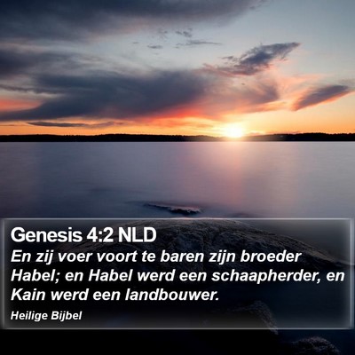Genesis 4:2 NLD Bible Verse Image