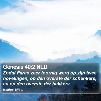 Genesis 40:2 NLD Bible Verse Image