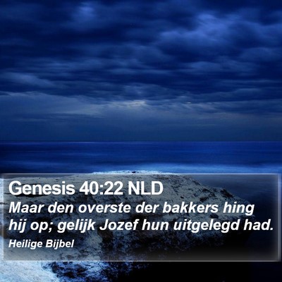 Genesis 40:22 NLD Bible Verse Image