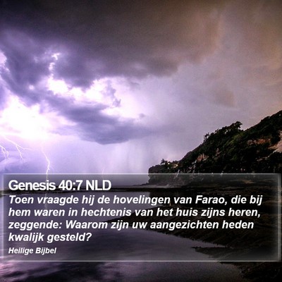 Genesis 40:7 NLD Bible Verse Image