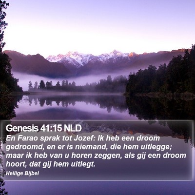 Genesis 41:15 NLD Bible Verse Image