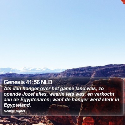 Genesis 41:56 NLD Bible Verse Image