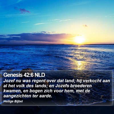 Genesis 42:6 NLD Bible Verse Image
