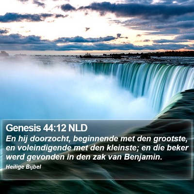 Genesis 44:12 NLD Bible Verse Image