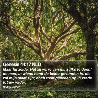 Genesis 44:17 NLD Bible Verse Image