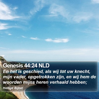 Genesis 44:24 NLD Bible Verse Image