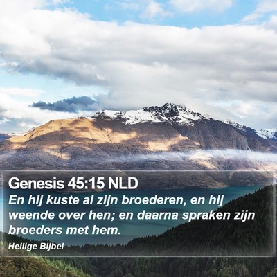 Genesis 45:15 NLD Bible Verse Image