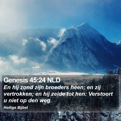 Genesis 45:24 NLD Bible Verse Image