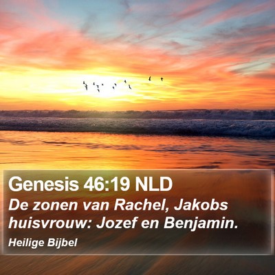 Genesis 46:19 NLD Bible Verse Image