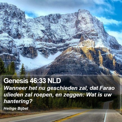 Genesis 46:33 NLD Bible Verse Image