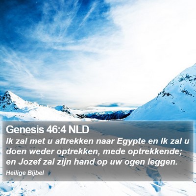 Genesis 46:4 NLD Bible Verse Image