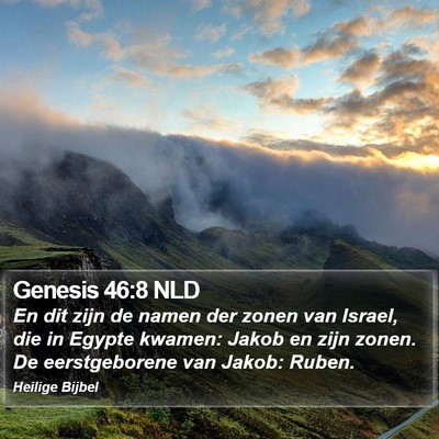 Genesis 46:8 NLD Bible Verse Image