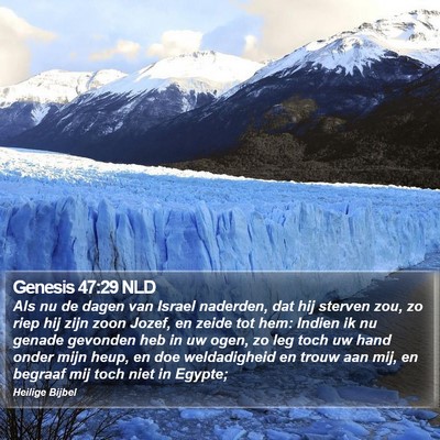 Genesis 47:29 NLD Bible Verse Image