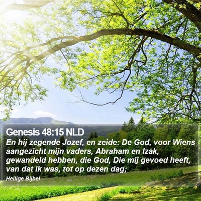 Genesis 48:15 NLD Bible Verse Image