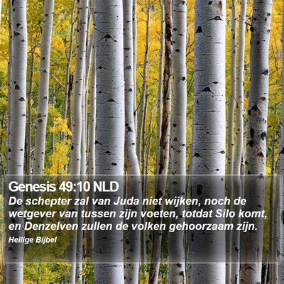 Genesis 49:10 NLD Bible Verse Image