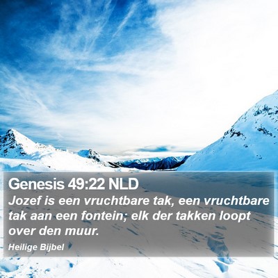Genesis 49:22 NLD Bible Verse Image