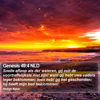 Genesis 49:4 NLD Bible Verse Image