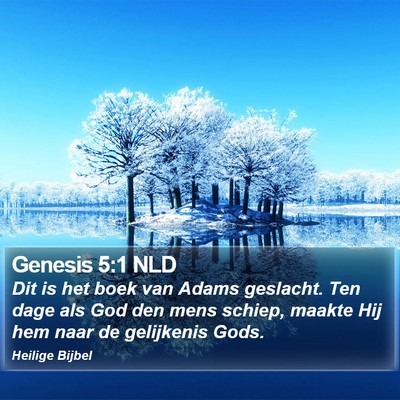 Genesis 5:1 NLD Bible Verse Image