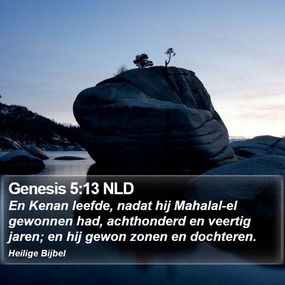 Genesis 5:13 NLD Bible Verse Image