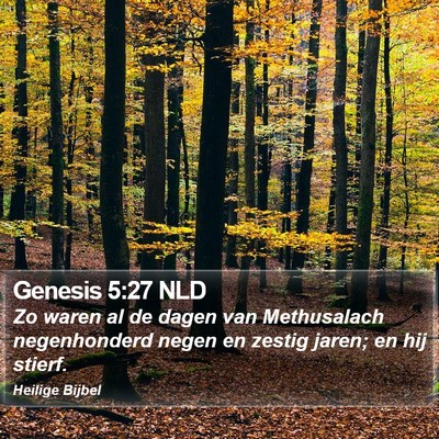Genesis 5:27 NLD Bible Verse Image