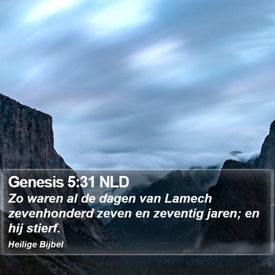 Genesis 5:31 NLD Bible Verse Image