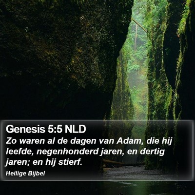 Genesis 5:5 NLD Bible Verse Image