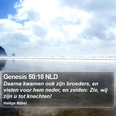 Genesis 50:18 NLD Bible Verse Image