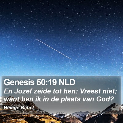 Genesis 50:19 NLD Bible Verse Image