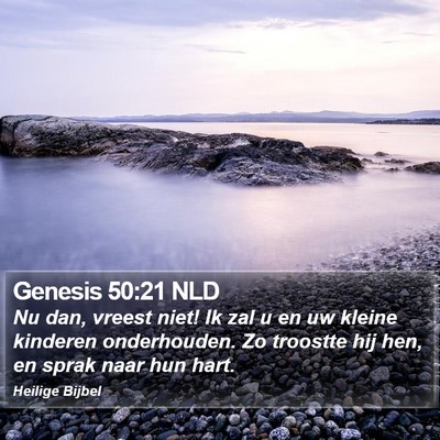 Genesis 50:21 NLD Bible Verse Image