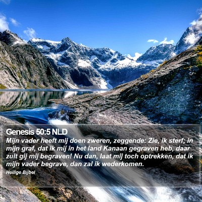 Genesis 50:5 NLD Bible Verse Image