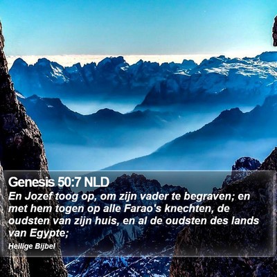 Genesis 50:7 NLD Bible Verse Image
