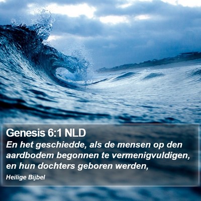 Genesis 6:1 NLD Bible Verse Image