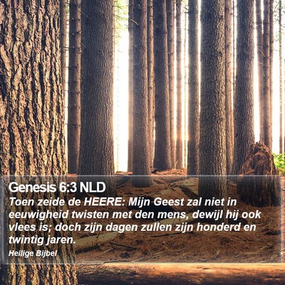 Genesis 6:3 NLD Bible Verse Image